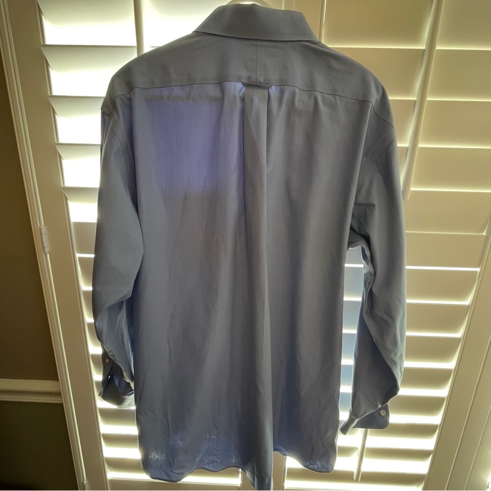 Roundtree & Yorke Light Blue Casual Button Down Shirt - Picture 5 of 5